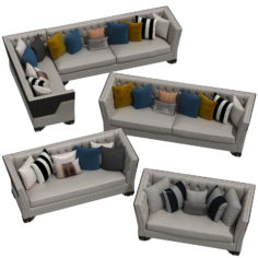 AL-3008134_sofa 3D model 3D Model