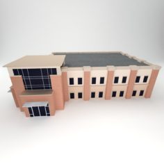 Mid Sized Two Story Professional Building 3D 3D Model