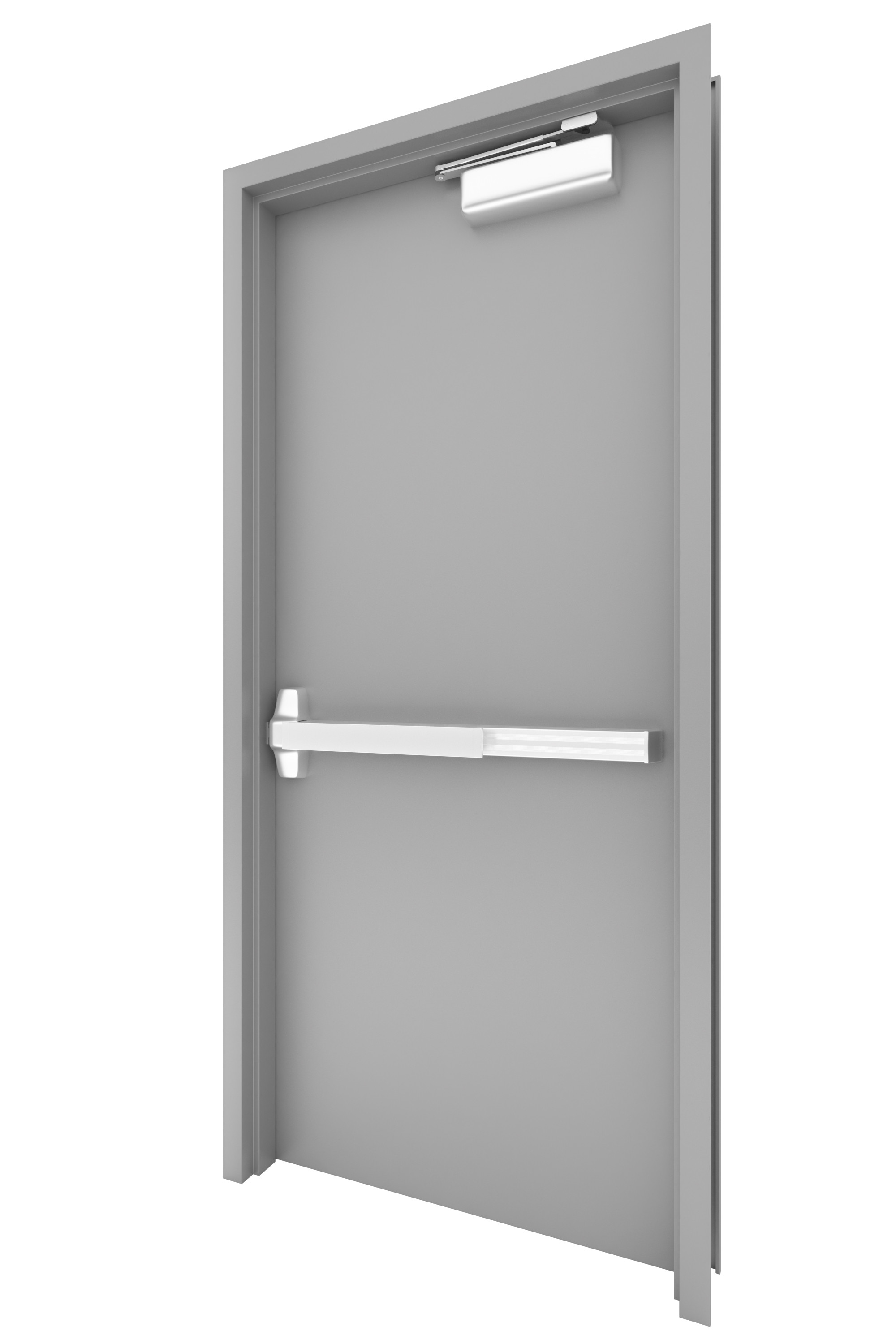 Hollow Metal Door030 model 3D Model 3DHunt.co