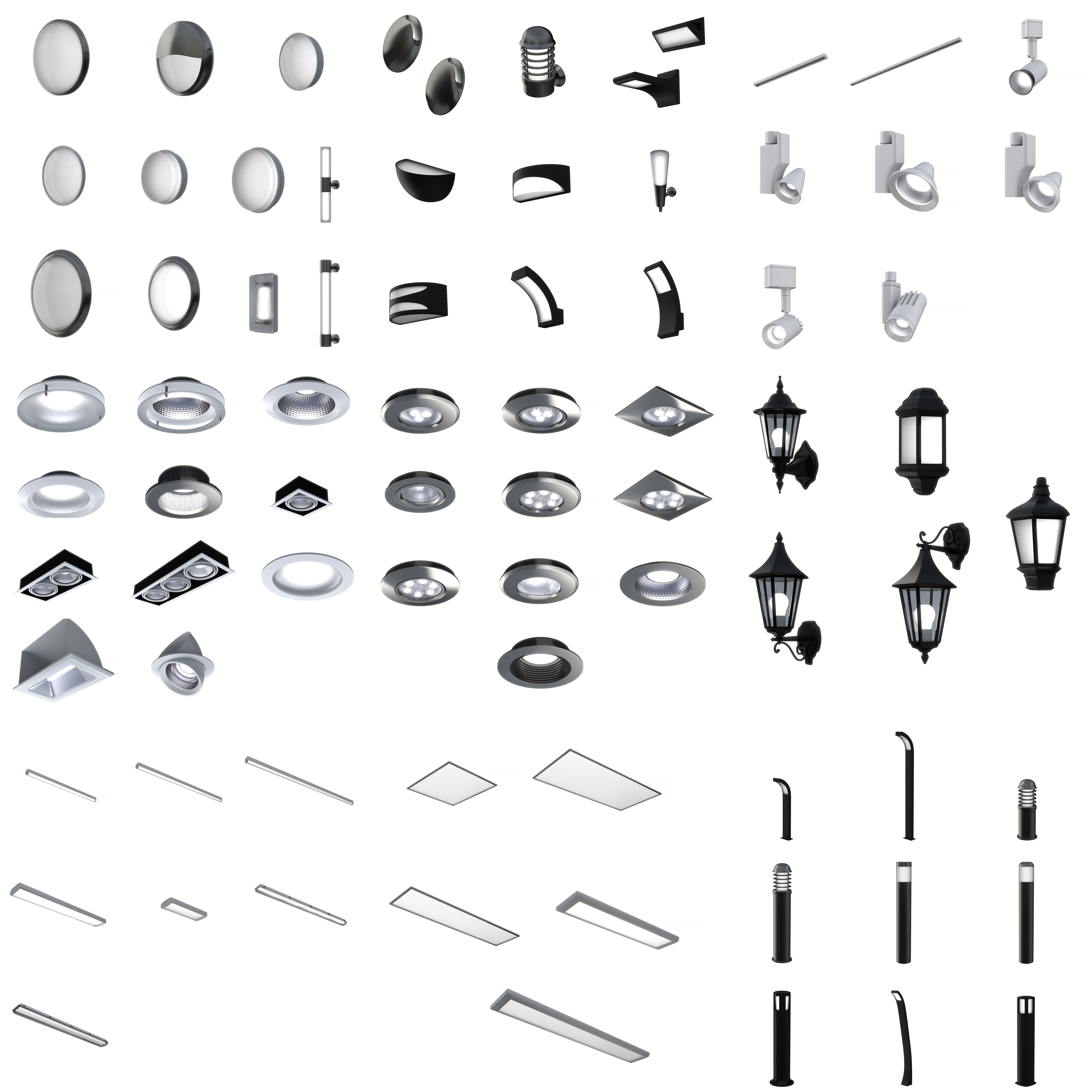 luminaire master pack 3D model 3D Model