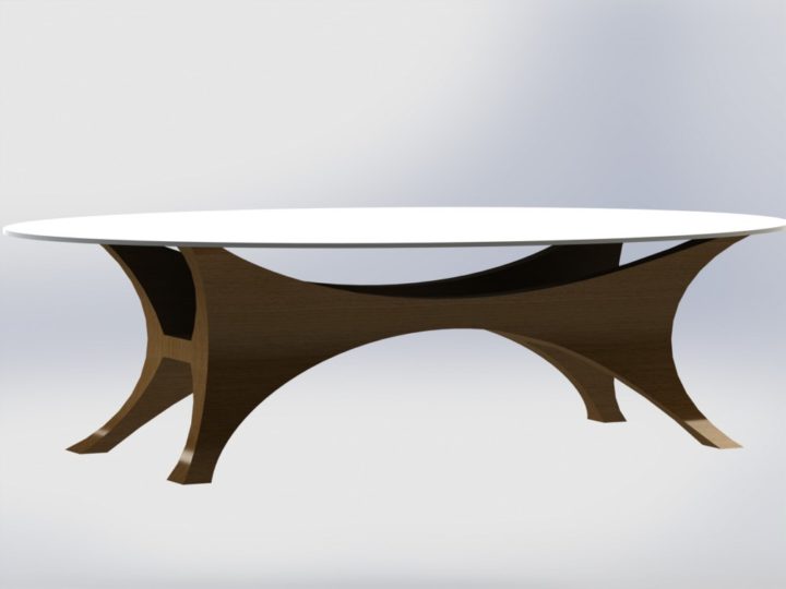 3D DaVinchi Table model 3D Model