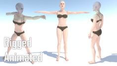 Female Base Character 3D Model