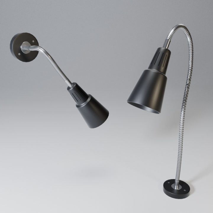 Lamps IKEA Kvart 3D Model
