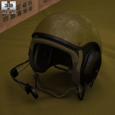 US Tank Helmet 3D Model