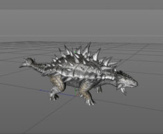Ankylo Prehistoric Dinosaur model 3D Model