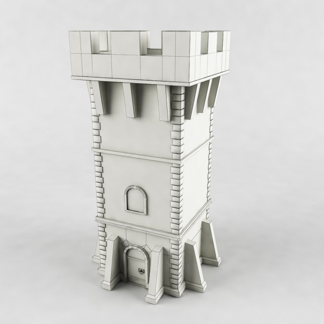 Watch Tower 3D Model
