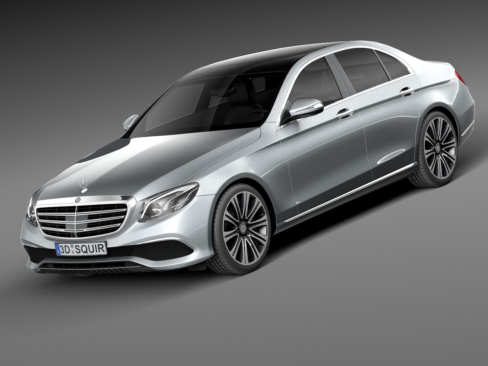 Mercedes E-Class 2017 mentalray 3D Model