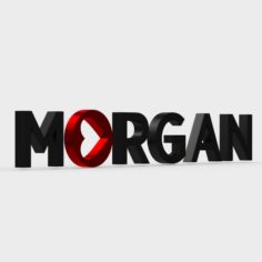 Morgan logo 3D Model