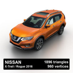 Nissan Rogue / X-Trail 2016 3D Model