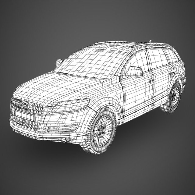 Audi Q7 3D Model