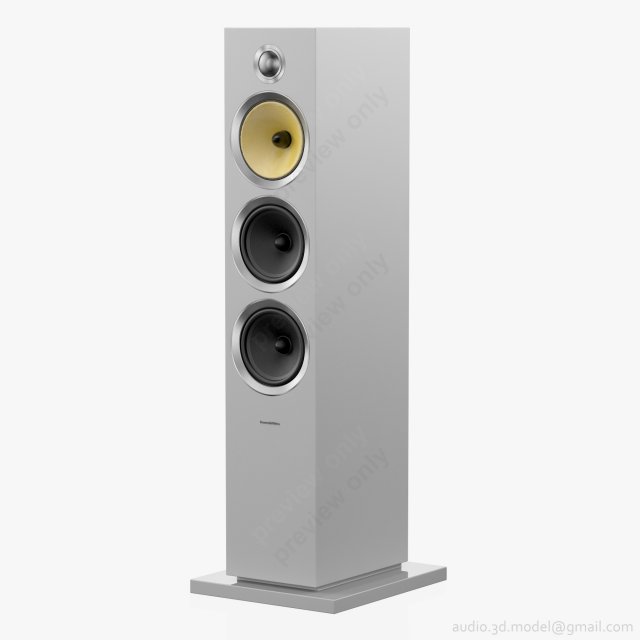 Bowers and Wilkins CM9 S2 Satin White 3D Model
