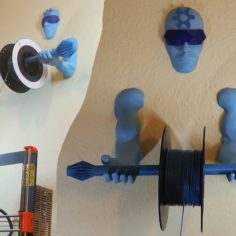 3D Printing Guardian –  Wall Mounted Filament Spool Holder 3D Print Model