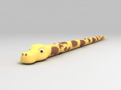 3D Snake 3D Model