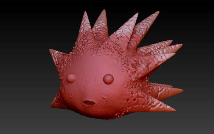 3D sea urchin model 3D Model