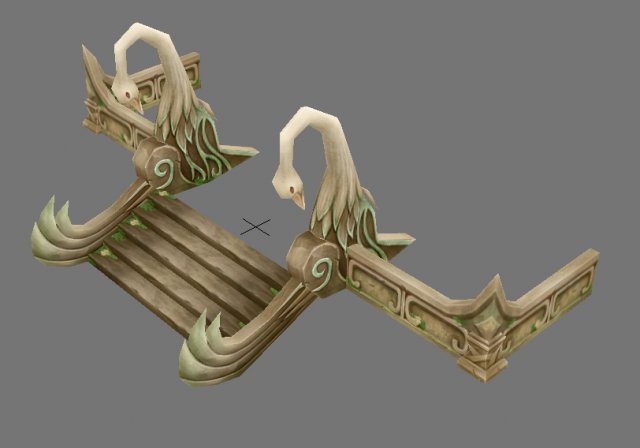 Game Model Arena – Teleport objects light elves 3D Model