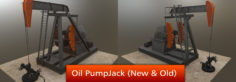 Oil PumpJack Pack 3D model 3D Model