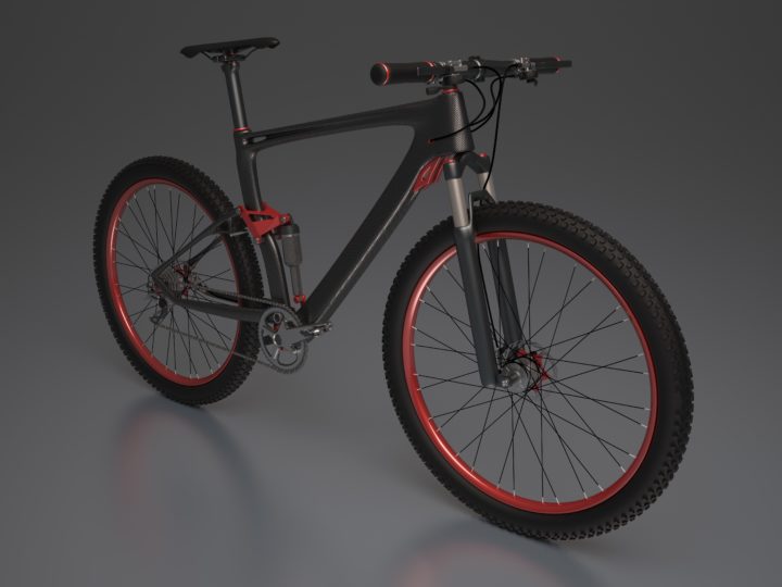 3D model Mountain bike(1) 3D Model