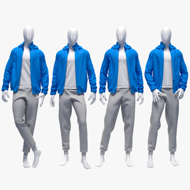 3D Male sport suit 4 3D Model