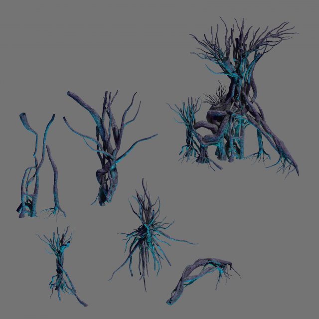 Wizard Forest – Roots 3D Model