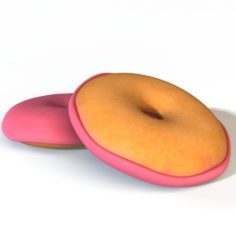 3D Donut 3D Model
