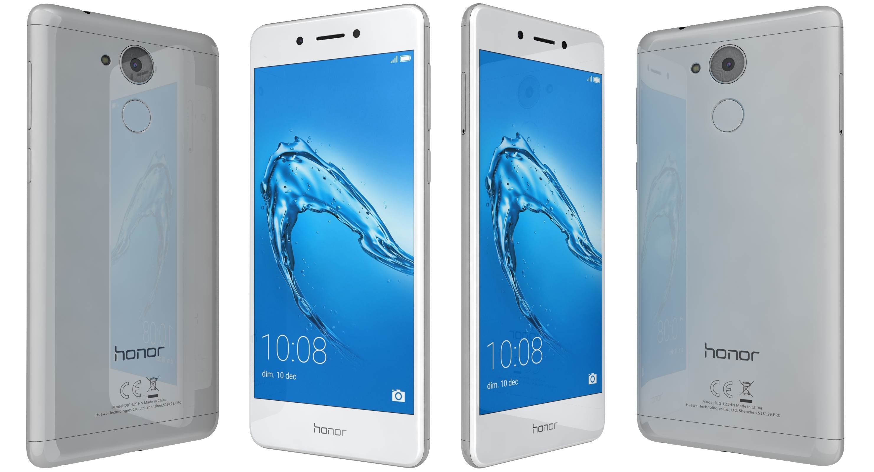 Huawei Honor 6C Silver 3D Model