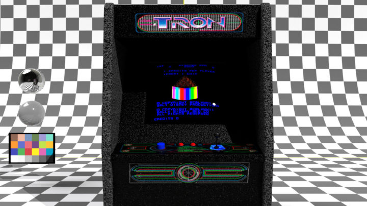 Tron Arcade Machine 3D model 3D Model