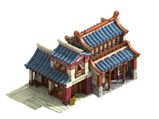 Cartoon – House 05 3D Model