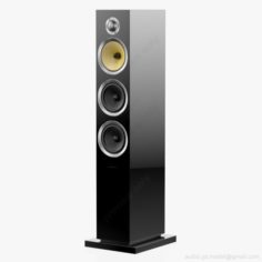 Bowers and Wilkins CM8 S2 Gloss Black 3D Model