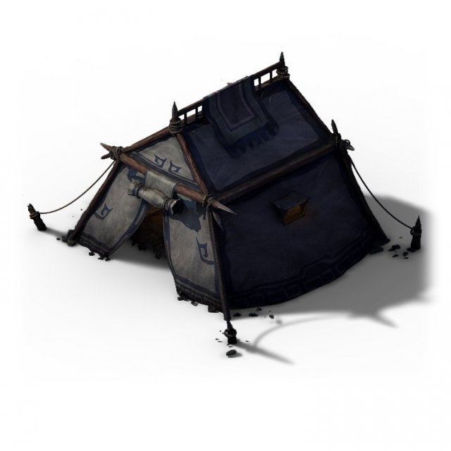 Barracks – Tent 03 3D Model