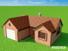 Low poly house 1 3D Model