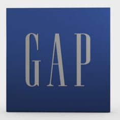 Gap logo 3D Model