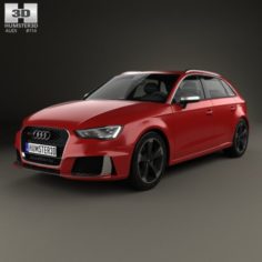 Audi RS3 Sportback 2015 3D Model