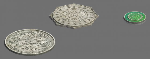 Stone carvings – platform 3D Model