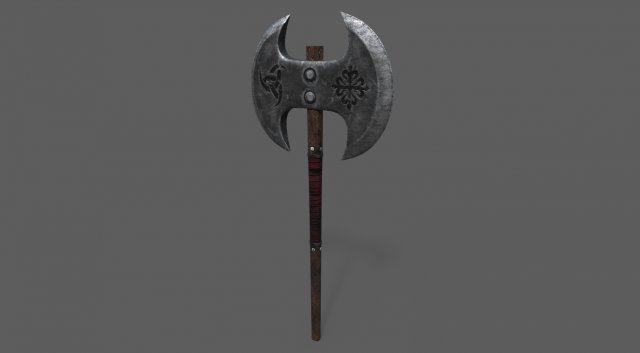 Axe lowpoly 3D Model