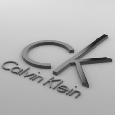 Calvin klein logo 2 3D Model