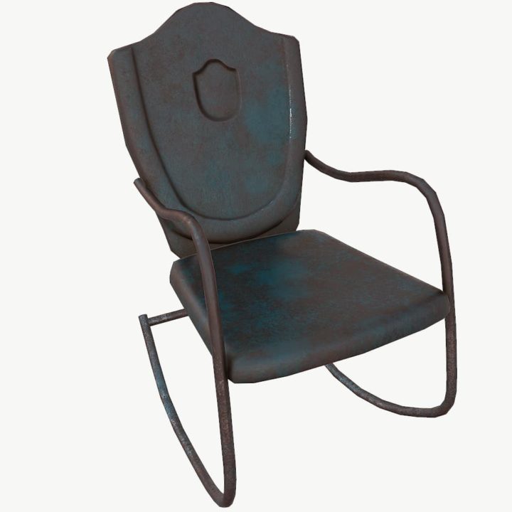 Metal Chair 3D model 3D Model
