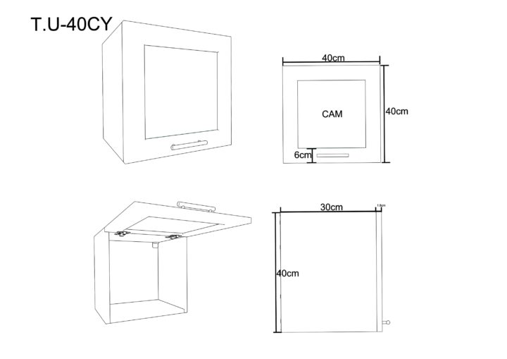 Kitchen cupboard 3D model 3D Model