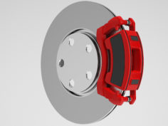 3D Brake disc 3D Model