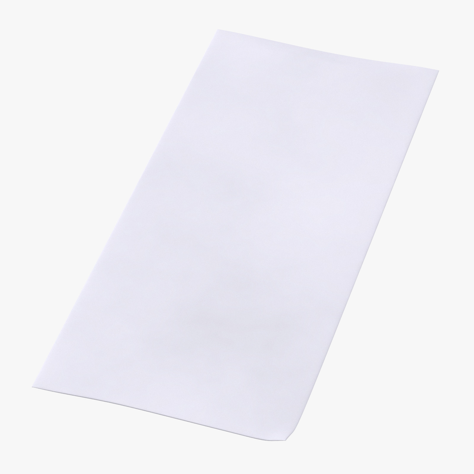Closed Mail Envelope 03 model 3D Model