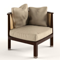 Armchair Flexform Rosetta 3D 3D Model