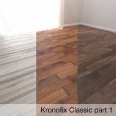 Parquet Floor Kronofix Classic part 1 3D Model