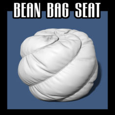 Bean bag seat (14) 3D Model