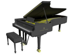 Steinway Grand Piano 3D Model