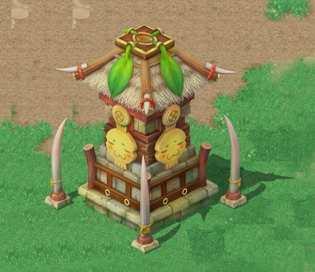 Cartoon World – Shaman Prophet God Tower 04 3D Model