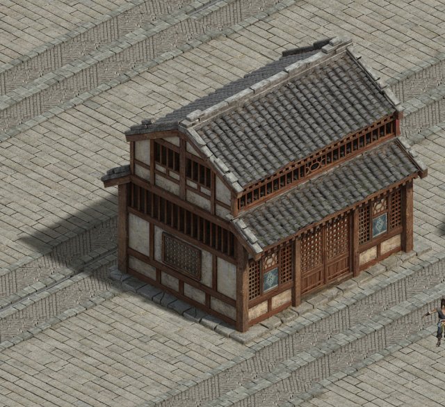 Wangcheng – ordinary houses 02 3D Model