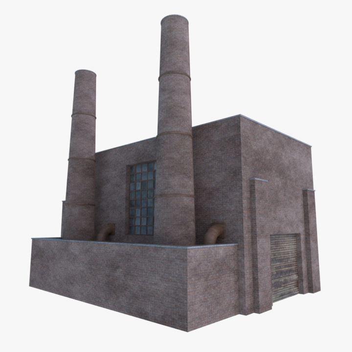 Factory 3 3D 3D Model