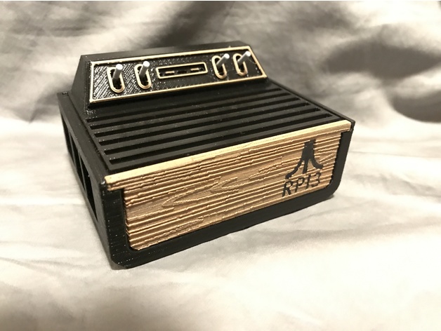 REMIX RPI3 2600 WOODGRAIN (Raspberry Pi 3 Atari 2600 Case) 3D Print Model