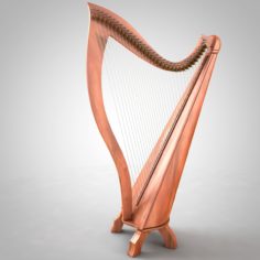 3D Harp model 3D Model