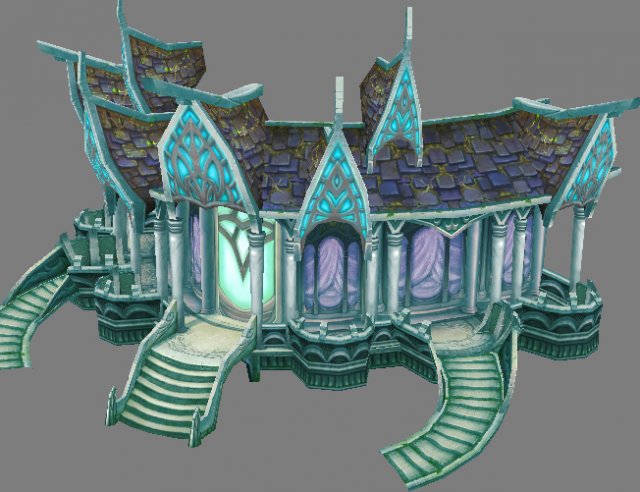 Game Model Arena – Boise – Elf House Dark Elf 02 3D Model