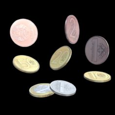 3D Coins Belarus model Free 3D Model